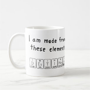 Tasse des periodischen Tabellennamens