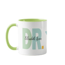 Tasse des personalisierten Doktors des Abschlusses