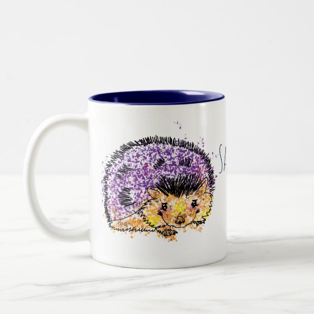 Tasse des Personalisierten Igels (Links)