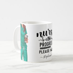 Tasse des Personalisierten Kaffees in Progress