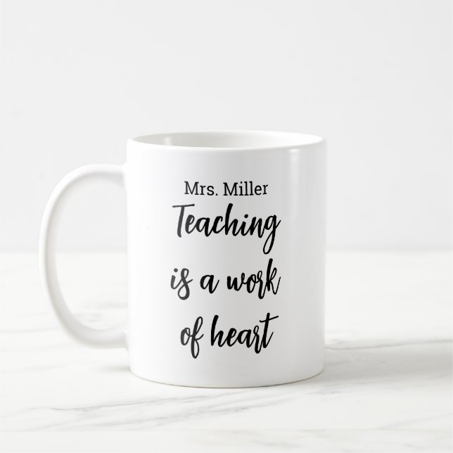Tasse des personalisierten Lehrers, Apple des benu (Links)