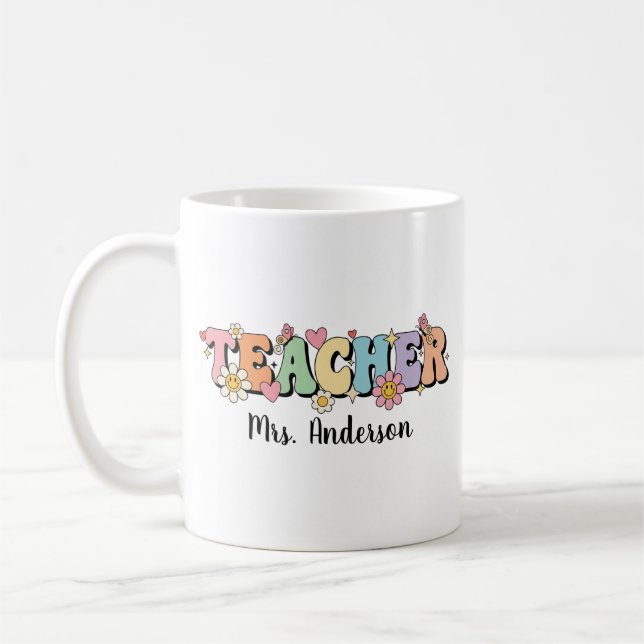 Tasse des personalisierten Lehrers, Fachlehrer (Links)