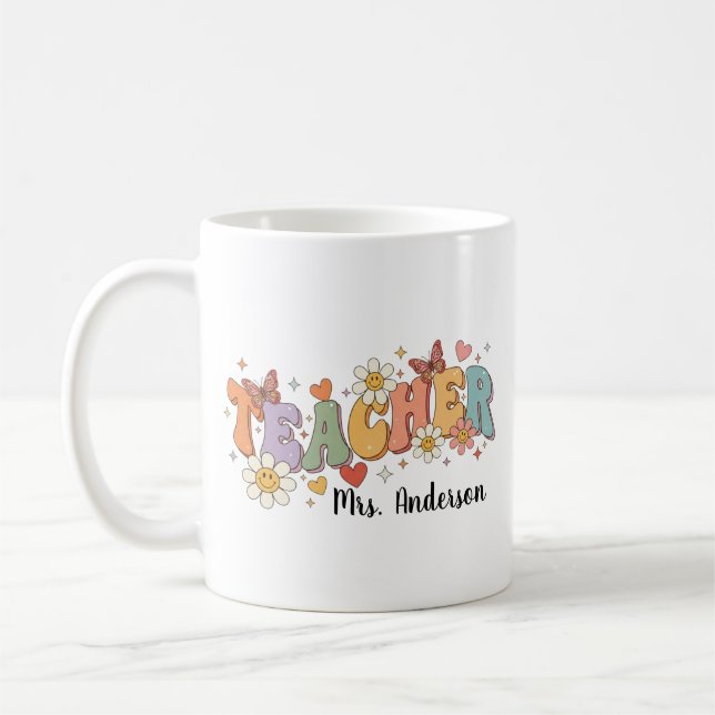 Tasse des personalisierten Lehrers, Fachlehrer (Links)