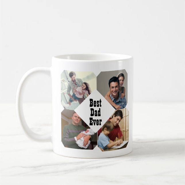 Tasse des personalisierten Vaters - Individuelle N (Links)