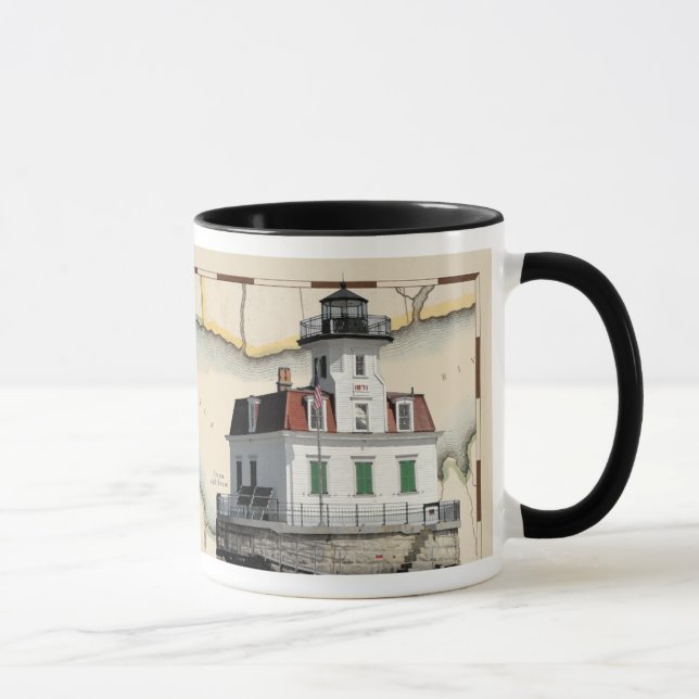Tasse des phares de Rondout et d'Esopus (Droite)