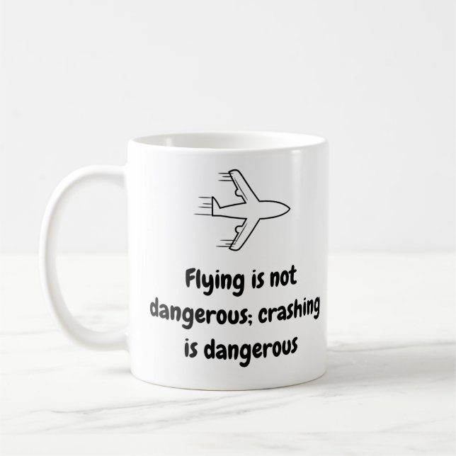 Tasse des Piloten - Flüge ohne gefährliche Keramik (Links)