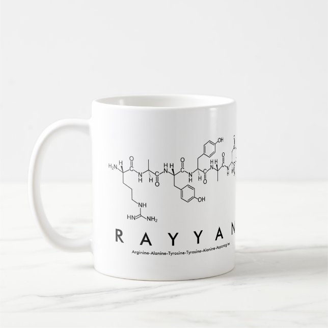 Tasse des Rayyan-Peptids (Links)