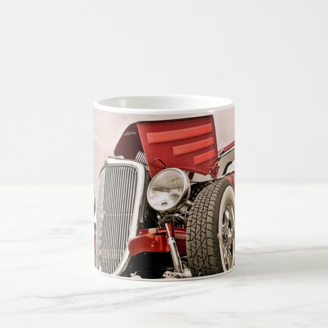 Tasse des Red Classic Collector's Car Coffee Cup (Mittel)