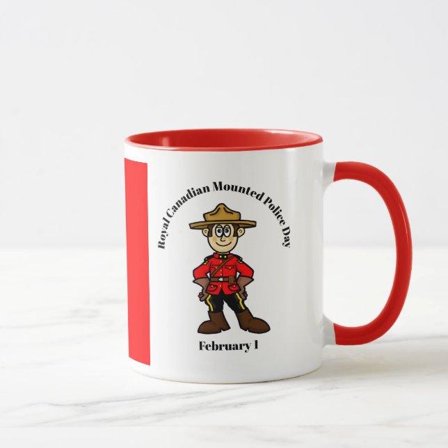 Tasse des Royal Canadian Mountain Police Day (Rechts)