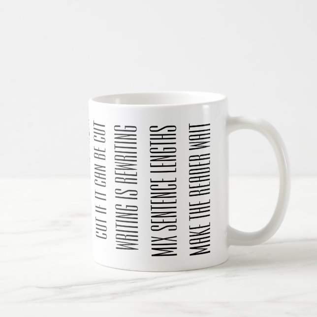 Tasse des Schriftstellers (Rechts)