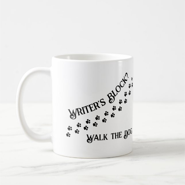 Tasse des Schriftstellers (Links)