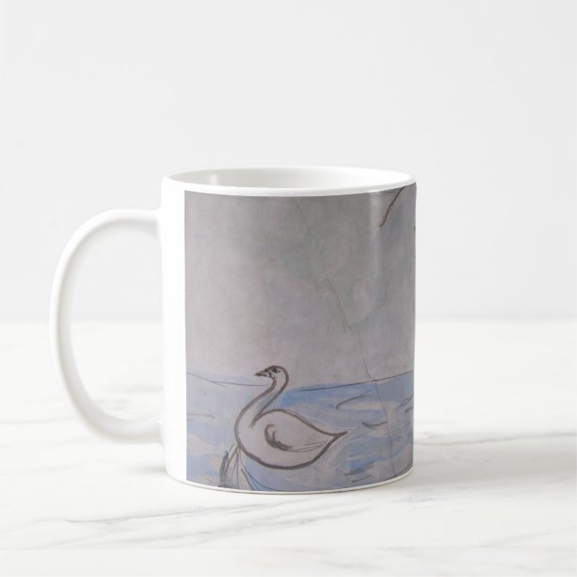 Tasse des Schwans u. parallele des Universums des (Links)