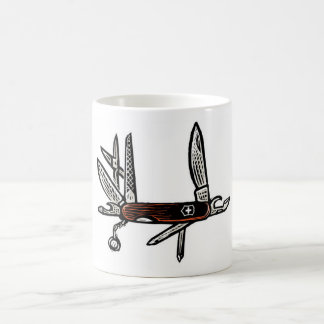 Tasse des Schweizer Armeemessers