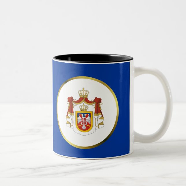 Tasse des serbischen Wappen (Rechts)