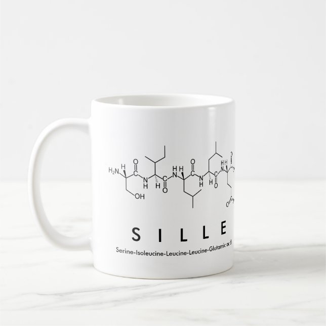 Tasse des Sille Peptids (Links)
