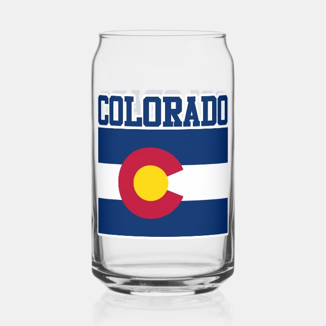 Tasse des Staates Colorado Dosenglas (Vorderseite)