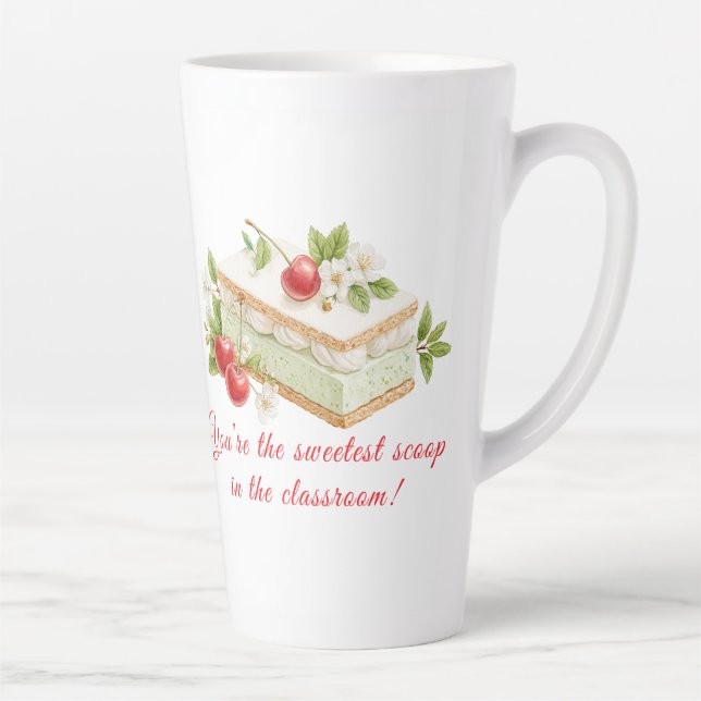 Tasse des süßesten Scoop-Lehrers - Zurück zu Schul (Rechts)