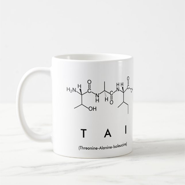 Tasse des Tai-Peptids (Links)