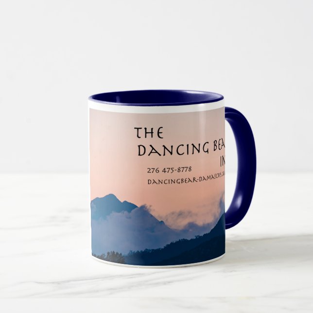 Tasse des Tanzbären-Logos (VorderseiteRechts)