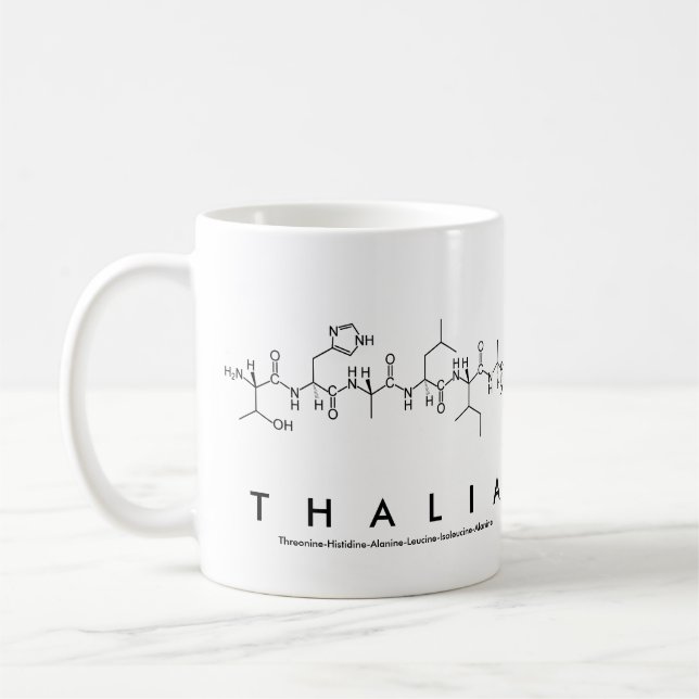 Tasse des Thalia-Peptids (Links)