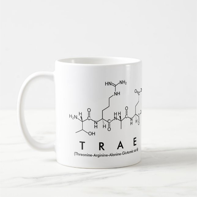 Tasse des Trapeptids (Links)
