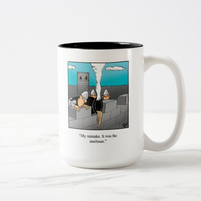 Tasse des unglaublich witzig nationalen Posttags (Rechts)