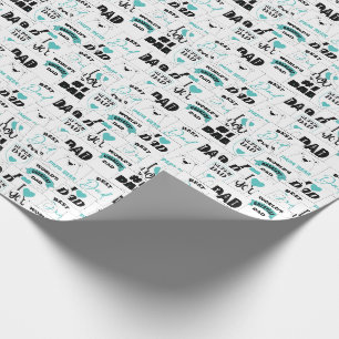 Tasse des Vaters Geschenkpapier