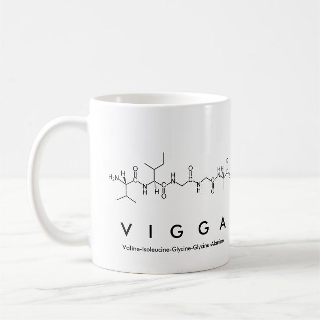 Tasse des Vigga-Peptids (Links)