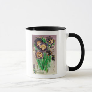 Tasse Des violences de Pâques jolies avec des femmes en