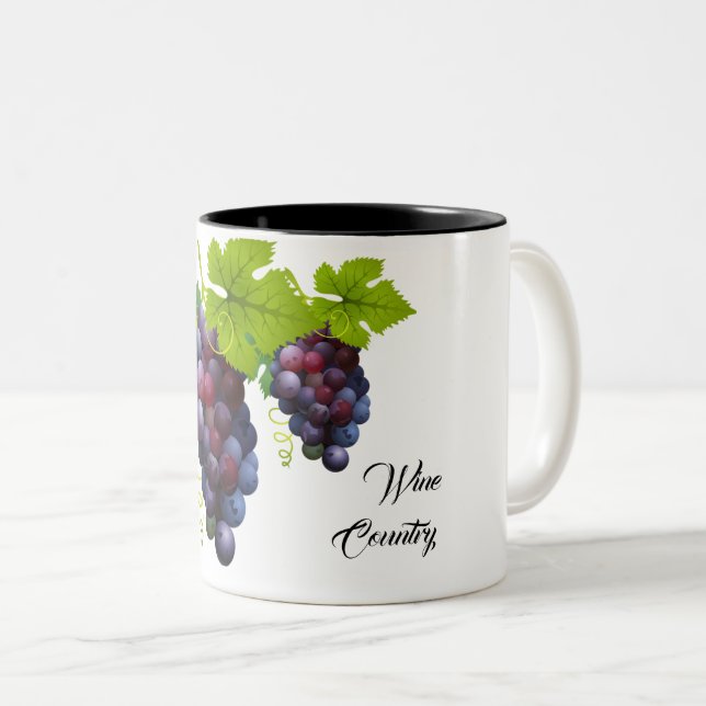 Tasse des Weincoffee (VorderseiteRechts)