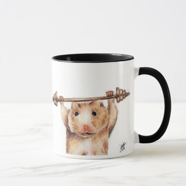 Tasse des Workout-(Hamster) (Rechts)