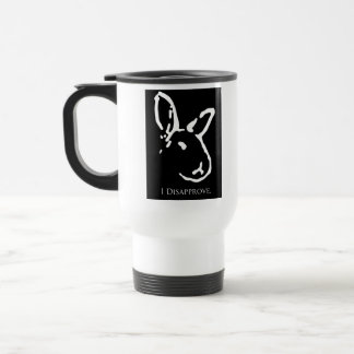 Tasse désapprobatrice de voyage des lapins 2