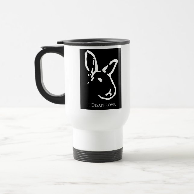 Tasse désapprobatrice de voyage des lapins 2 (Gauche)