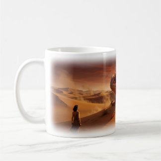 Tasse Désert Caméléon Mirage Coucher de Soleil Fan