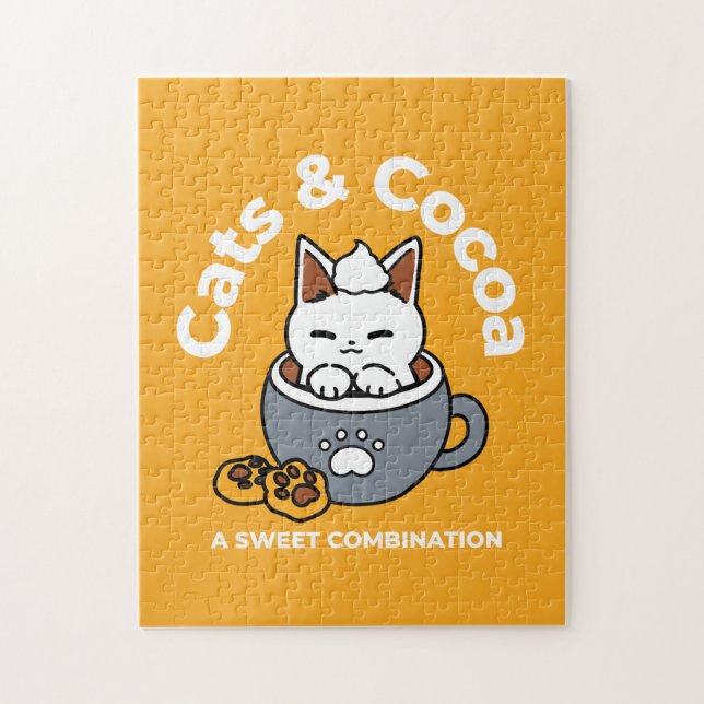 Tasse-Design für Ferien mit gemütlichen Cat- und P (Vertikal)