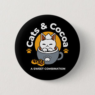 Tasse-Design für Ferien mit gemütlichen Cat- und P Button