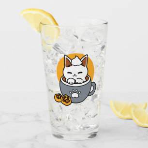 Tasse-Design für Ferien mit gemütlichen Cat- und P Glas