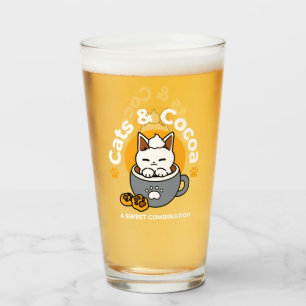 Tasse-Design für Ferien mit gemütlichen Cat- und P Glas