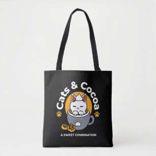 Tasse-Design für Ferien mit gemütlichen Cat- und P Tasche