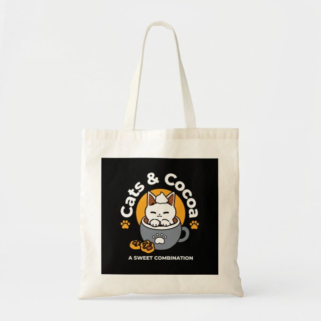Tasse-Design für Ferien mit gemütlichen Cat- und P Tragetasche (Vorne)