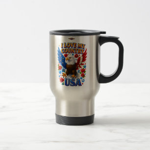 Tasse Design: Ich Liebe Mein Land - USA