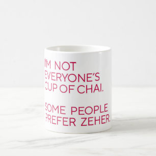Tasse désinvolte de Chai ou Zeher Desi