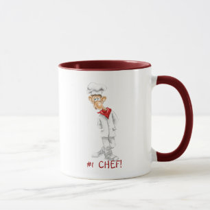 Tasse Dessin de Chef avec des paroles drôles