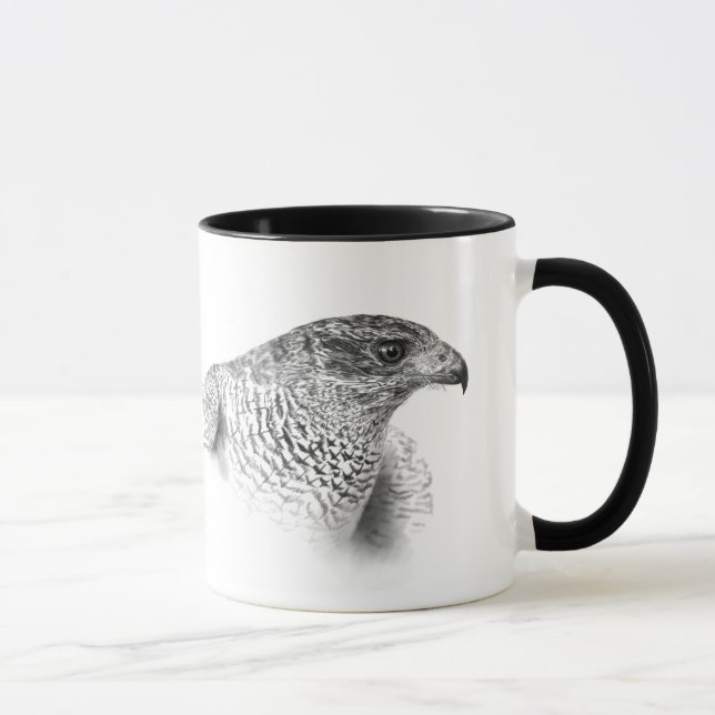 Tasse Dessin Goshawk (Droite)
