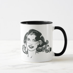 Tasse Dessin noir et blanc 2 de Supergirl