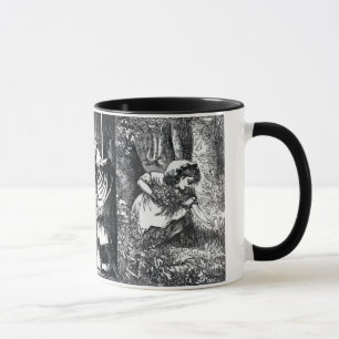Tasse Dessins vintages de capot rouge noir