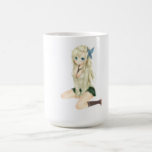 Tasse d'esthétique de fille d'anime – Conception d