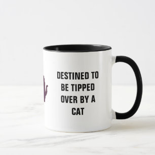 Tasse Destiné à être incliné plus de par le chat