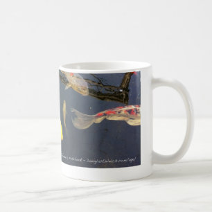 Tasse d'étang de Koi du carnet d'un jardinier
