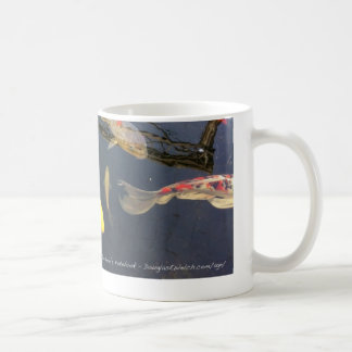 Tasse d'étang de Koi du carnet d'un jardinier